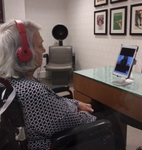 The Legacy at Highwoods Preserve Patient During Zoom Call